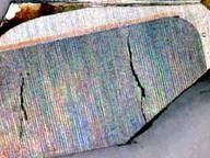 Carbide Saw Tip Cracked From Grinding Too Fast