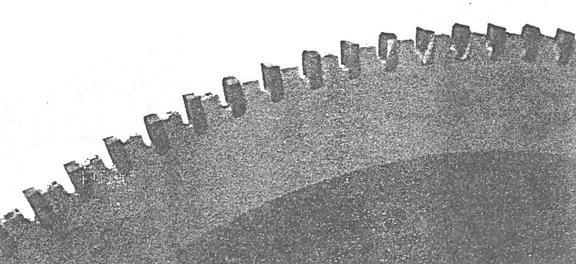 Locked In Tooth Style Saw Blade