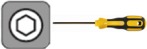 Ball End Hex Screwdrivers - Inch Sizes