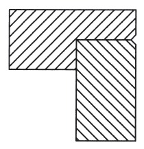 V-Groove Flush Trim Router Bit Cutting Profile
