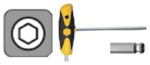 T-Handle Ball End Hex Screwdrivers - Inch Sizes