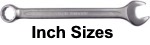 Combination Wrenches - Inch Sizes